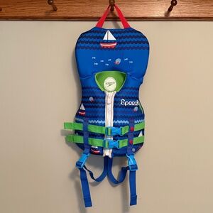 Speedo Infant Life Preserver US Coast Guard Approved.